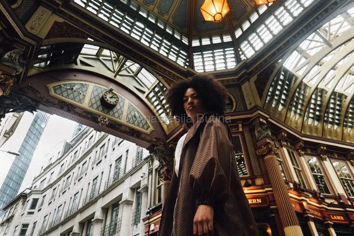 Women's fashion portrait — London editorial style