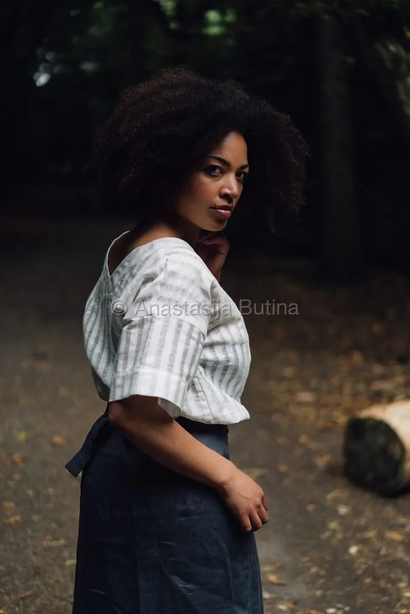Women's editorial portrait — London fashion series