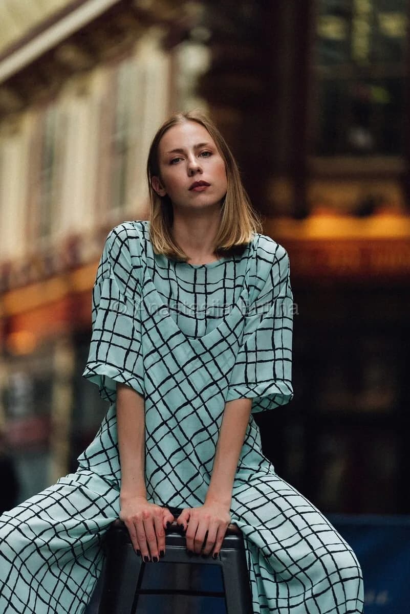 London fashion editorial — women's styled portrait
