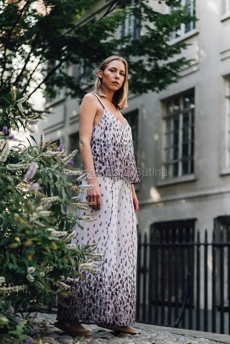 Contemporary London fashion — women's editorial portrait