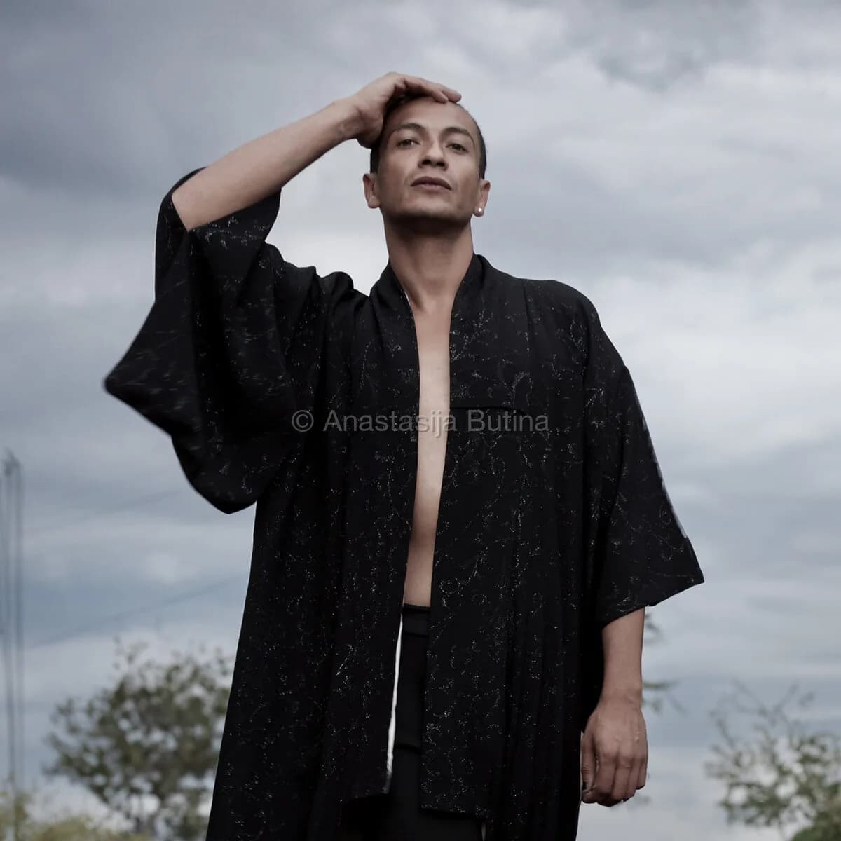 Fashion collaboration portrait — Puebla editorial series