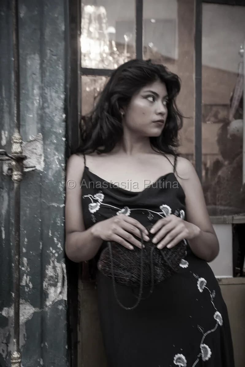Puebla photo collaboration — creative fashion portrait