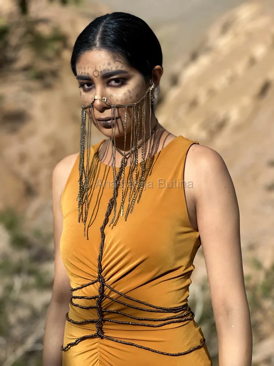 Puebla editorial project — outdoor fashion portrait